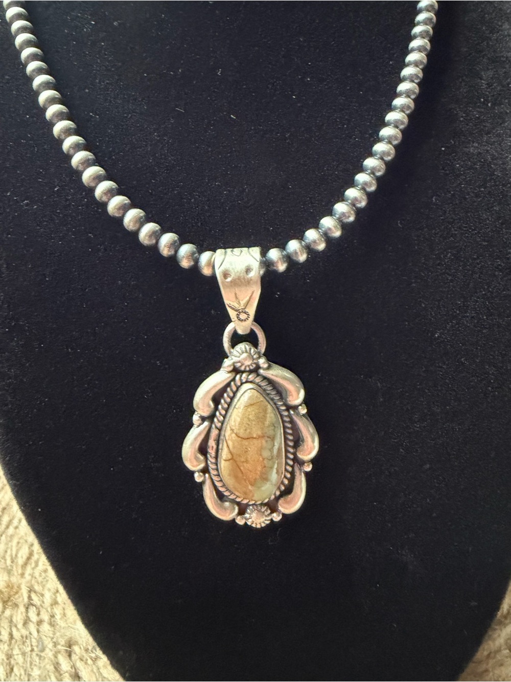 Handmade Sterling Silver Royston Turquoise Pendant